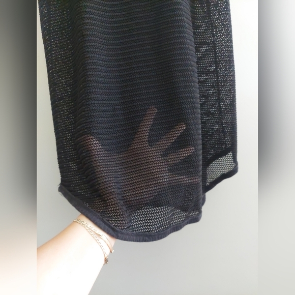 Vintage 90s Y2K Abbey Dawn Avril Lavigne Knit Tank top Swimsuit Cover Up RARE - Picture 5 of 7